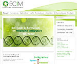 "Template Joomla 2.5 responsive - European college of integrative medicine