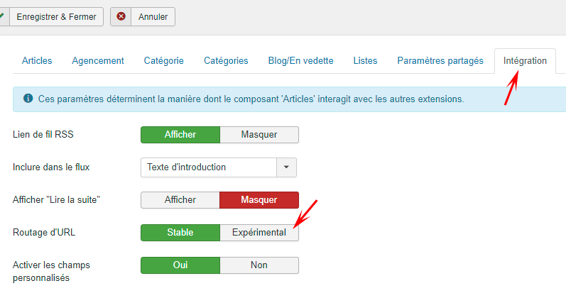 nouvelles urls Joomla 2