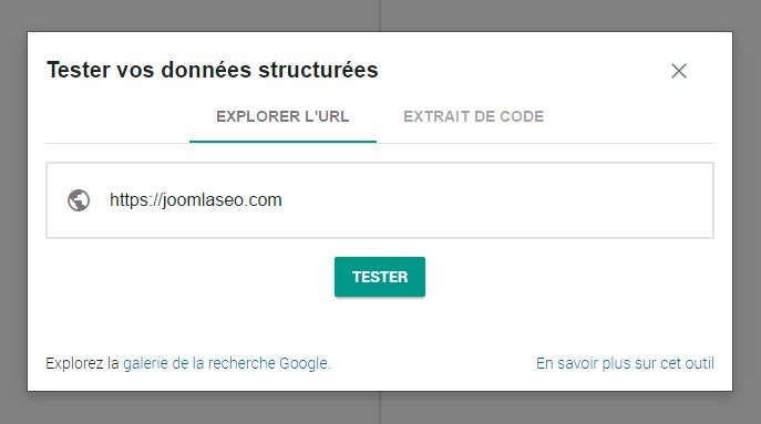 test données structurées